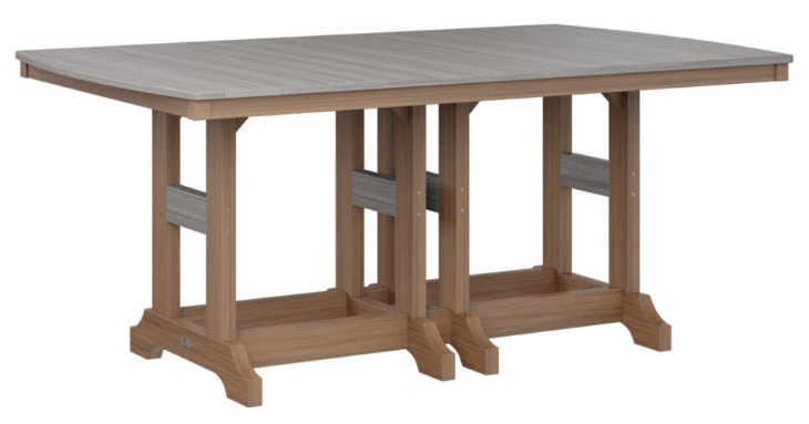 Berlin Gardens Garden Classic 44"x72" Rectangular Dining Height Table (Natural Finish)